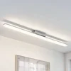 Image de Lindby - Plafondlamp badkamer- met dimmer - Acryl, metaal - H: 5.8 cm - wit, chroom