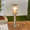 Image de Lindby - buitenlamp - 1licht - Roestvrij staal, polycarbonaat - H: 50 cm - E27 - roestvrij staal, helder