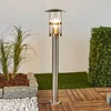Image de Lindby - Padverlichting, zuillampen - 1licht - Roestvrij staal, polycarbonaat - H: 80 cm - E27 - roestvrij staal, helder