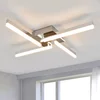 Image de Lindby - Plafondlamp badkamer - 4lichts - Acryl, metaal - H: 7.4 cm - wit, chroom - Inclusief lichtbronnen
