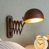 Image de Lindby - wandlamp - 1licht - Metaal - H: 23 cm - E14 - roest, goud