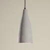 Image de Lindby - hanglamp - 1licht - Beton, metaal - H: 30 cm - E27 - betongrijs