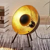 Image de Lindby - Tafellamp- Driepoot - - 1licht - metaal - H: 38 cm - E27 - zwart, goud