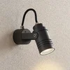 Image de Lucande - buitenlamp - 1licht - Gegoten aluminium - H: 11.2 cm - GU10 - donkergrijs