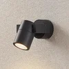 Image de Lucande - buitenlamp - 1licht - Gegoten aluminium - H: 9.5 cm - GU10 - antraciet
