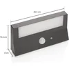 Image de Lindby - solar buitenlamp - 1licht - kunststof - H: 4 cm - donkergrijs - Inclusief lichtbron