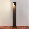Image de Lucande - LED buitenlamp - 1licht - aluminium, kunststof - H: 100 cm - grafietgrijs (RAL 840-M), wit - Inclusief lichtbron