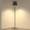 Image de Lucande - Terraslampen - 3lichts - Gegoten aluminium - H: 150 cm - E27 - donkergrijs