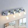 Image de Lindby - buitenspot - 4lichts - Metaal, glas - H: 11 cm - G9 - chroom, wit