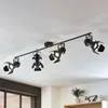 Image de Lindby - plafondlamp - 4lichts - Metaal - H: 26.5 cm - GU10 - zwart
