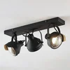 Image de Lindby - buitenspot - 3lichts - Metaal, glas - H: 21.5 cm - GU10 - zwart