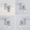 Image de Arcchio - plafondlamp - 1licht - Aluminium, metaal - H: 11.5 cm - GU10 - wit