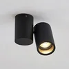 Image de Arcchio - plafondlamp - 1licht - Aluminium, metaal - H: 11.5 cm - GU10 - zwart
