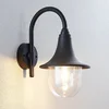 Image de Lindby - Wandlamp buiten - 1licht - Kunststof - H: 40.8 cm - E27 - zwart (RAL 9005)