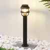 Image de Lindby - Tuinpad verlichting - 1licht - Staal, aluminium, glas - H: 60 cm - E27 - antraciet