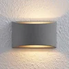 Image de Lindby - wandlamp - 1licht - beton - H: 12 cm - G9 - grijs