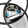 Image de Lindby - LED plafondlamp- met dimmer - ijzer, aluminium, kunststof - H: 16 cm - mat zwart