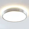 Image de Lindby - LED plafondlamp - 1licht - Aluminium, acryl - H: 11 cm - aluminium, wit - Inclusief lichtbron