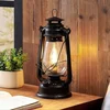 Image de Lindby - Tafellamp - 1licht - Metaal, glas - H: 30 cm - E14 - roestkleurig, helder