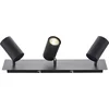 Image de Lindby - buitenspot - 3lichts - Metaal - H: 16.5 cm - GU10 - zwart