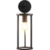 Image de Lucande - Wandlamp buiten - 1licht - Gegoten aluminium, glas - H: 45 cm - E27 - grafiet