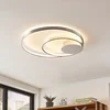 Image de Lindby - LED plafondlamp- met dimmer - 1licht - Aluminium - H: 6 cm - Aluminium - Inclusief lichtbron