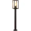 Image de Lindby - Tuinpad verlichting - 1licht - Aluminium, glas - H: 80 cm - E27 - antraciet