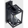 Image de Lucande - Wandlamp buiten - 1licht - Aluminium, glas - H: 38 cm - E27 - antraciet