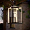 Image de Lucande - Hanglampen buiten - 1licht - Aluminium, glas - H: 25 cm - E27 - antraciet
