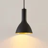 Image de Arcchio - hanglamp - 1licht - Staal - H: 26 cm - E27 - zwart, goud