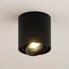 Image de Arcchio - plafondlamp - 1licht - Aluminium - H: 9.4 cm - GU10 - zwart