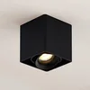 Image de Arcchio - plafondlamp - 1licht - Aluminium - H: 9.4 cm - GU10 - zwart