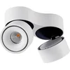 Image de Arcchio - LED plafondlamp - 2lichts - aluminium - H: 10.3 cm - wit - Inclusief lichtbronnen