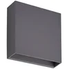 Image de Lindby - LED wandlamp buiten - 1licht - ABS, polycarbonaat - H: 14 cm - donkergrijs (RAL 7024) - Inclusief lichtbron