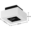 Image de Arcchio - buitenspot - 1licht - Aluminium - H: 8.5 cm - GU10 - wit
