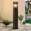 Image de Lucande - Sokkellamp - 1licht - Aluminium, polycarbonaat - H: 60 cm - E27 - antraciet, helder