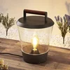 Image de Lucande - Terraslampen - 1licht - aluminium, polycarbonaat - H: 39.3 cm - E27 - antraciet, transparant