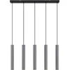 Image de Lindby - hanglamp - 5lichts - Beton, metaal - GU10 - grijs