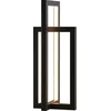 Image de Lucande - LED tafellamp- met dimmer - 2lichts - Metaal, aluminium, polycarbonaat - H: 42 cm - zwart mat - Inclusief lichtbronnen