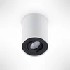 Image de Arcchio - plafondlamp - 1licht - IJzer, aluminium - H: 12.5 cm - GU10 - wit, zwart
