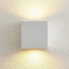 Image de Arcchio - Wandlamp buiten - 2lichts - Aluminium spuitgieten - H: 12.5 cm - GX53 - wit