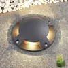 Image de Lindby - LED buitenlamp - 4lichts - Aluminium, kunststof - H: 5.5 cm - donkergrijs - Inclusief lichtbronnen