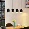 Image de Lucande - hanglamp - 4lichts - ijzer, glas - H: 17 cm - GU10 - zwart, helder