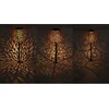 Image de Lindby - solar tuinverlichting - 3lichts - ijzer, kunststof - H: 54 cm - zilver, geborsteld - Inclusief lichtbronnen