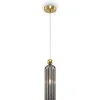 Image de Maytoni hanglamp Antic   hanglamp met geribbeld glas, goud/grijs