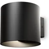 Image de Maytoni Rond wandlamp zwart   cilindervormige wandlamp GU9
