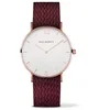 Image de Paul Hewitt Sailor Line PH-SA-R-ST-W-19M - Horloge - Nylon - Rood - Ø39mm