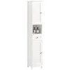 Image de SoBuy Badkamer Kolomkast   Hoge Opbergkast   Badkamer Meubel met Lade en Planken   Badkamerkolom, Wit, 32x30x170cm, FRG236-W