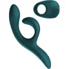 Image de We-Vibe Nova 2 Groen Dual Stimulation Rabbit Vibrator & Pivot Vibrerende Cock Ring - Date Night App-gestuurde Koppels Seksspeeltjes Bundel - Rabbit Vibrator met 10 Vibratiestanden - Waterdicht - Rekbare Penisring