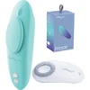 Image de We-Vibe Moxie+ Panty Vibrator: Draagbare Vibrerende Clitorismassager voor Binnen en Buiten - Bediening via Afstandsbediening en Smartphone App, Seksspeeltje voor Koppels, Aqua